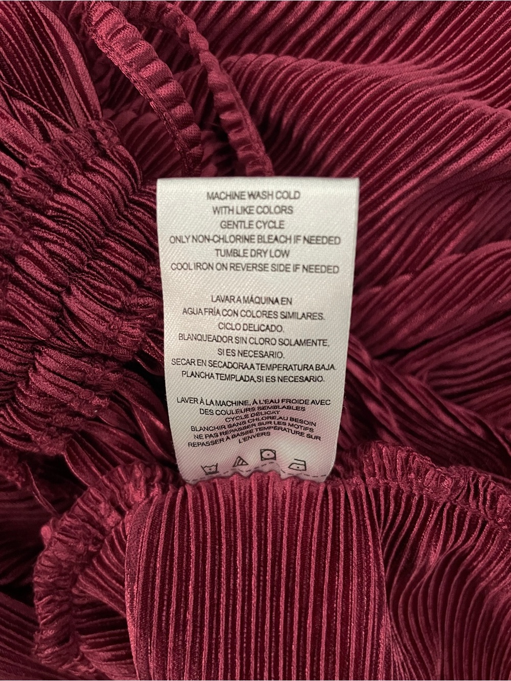 Absolutely Famous Burgundy Ruched Top - Picture 5 of 6